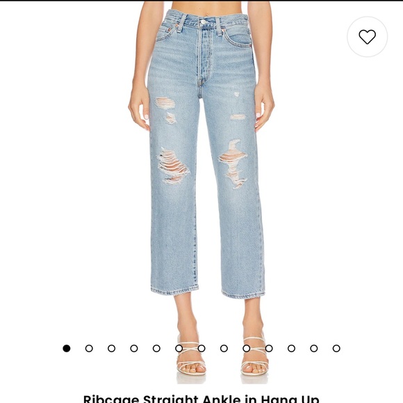 Levi’s Premium Denim jeans NWOT revolve Ribcage Straight Ankle in Hang Up - Picture 1 of 2